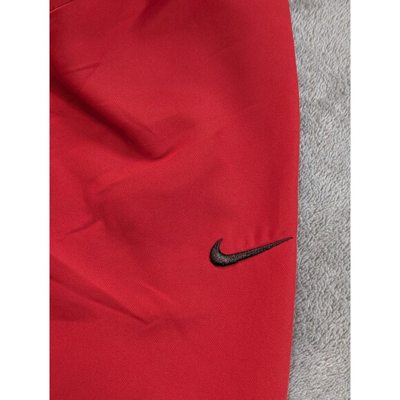Nike Golf Windbreaker Pullover Women's XL Red Black Colorblock 1/2 Zip Pockets - Picture 8 of 15